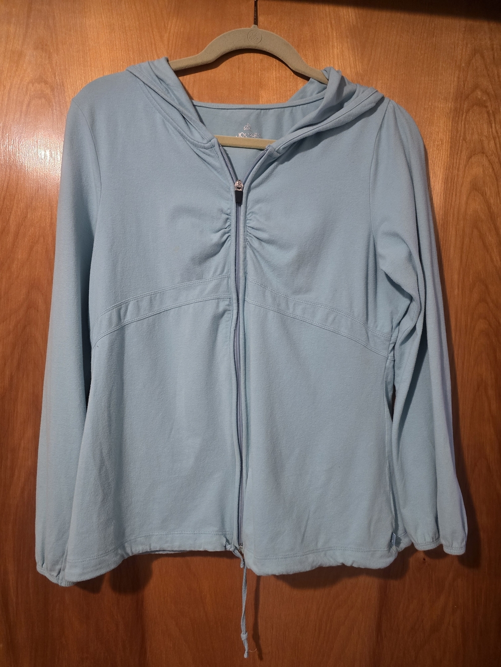 Jockey Light Blue Hooded Zip- IUp Utility Jacket